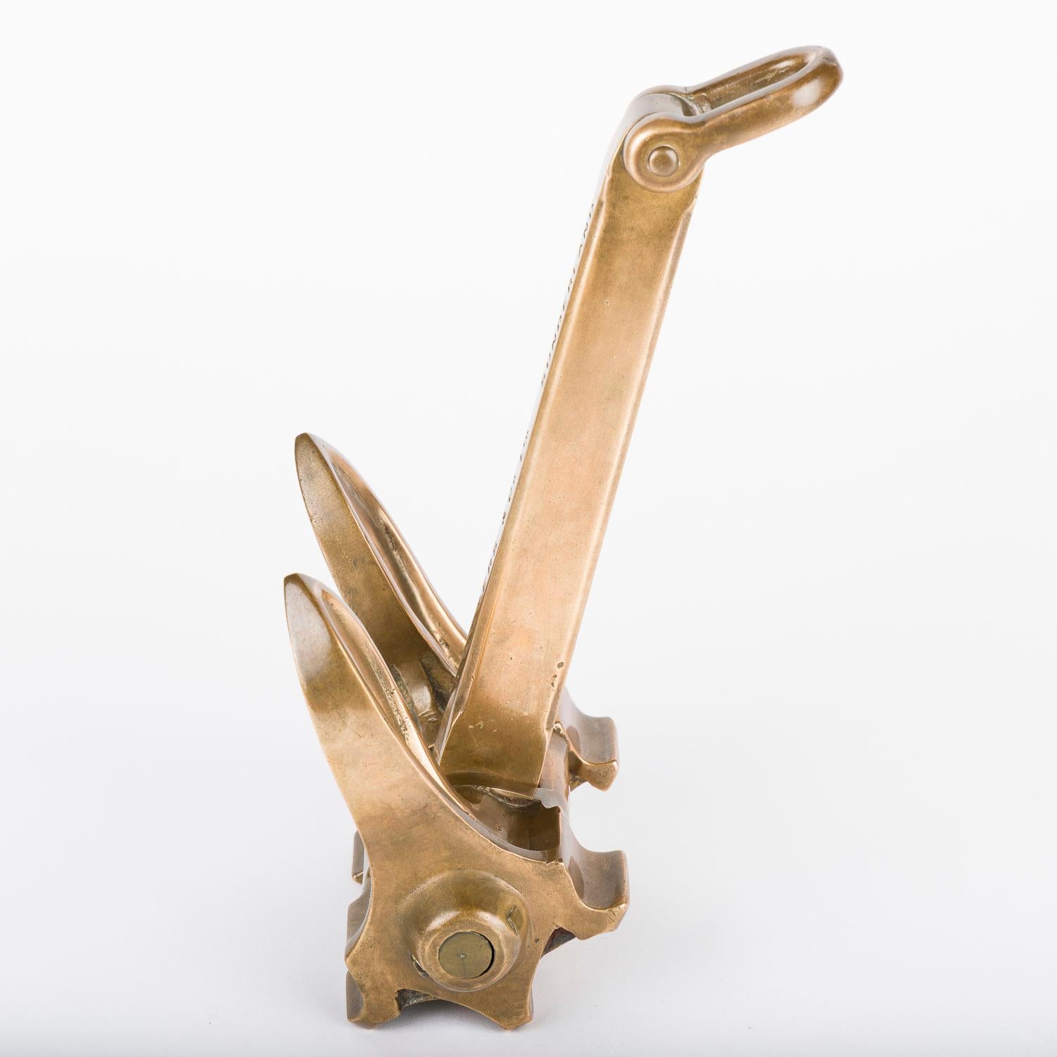 Scale model of a Byers of Sunderland Admiralty pattern stockless anchor In Good Condition For Sale In London, GB