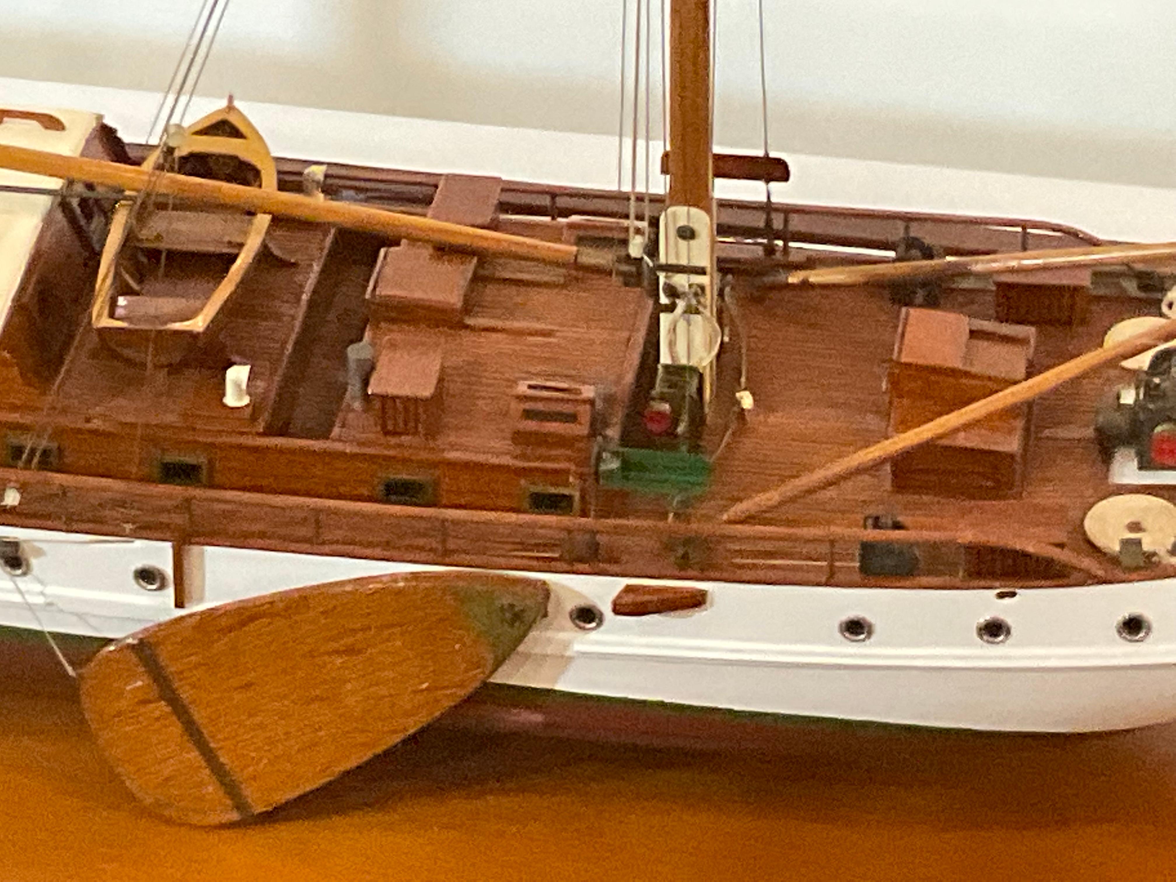 Scale Model of a Dutch Lee Boarder For Sale 1