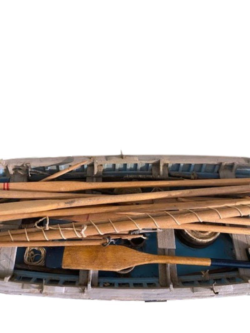 American Scale Model of a Fully Fitted Whale Boat, circa 1950s For Sale