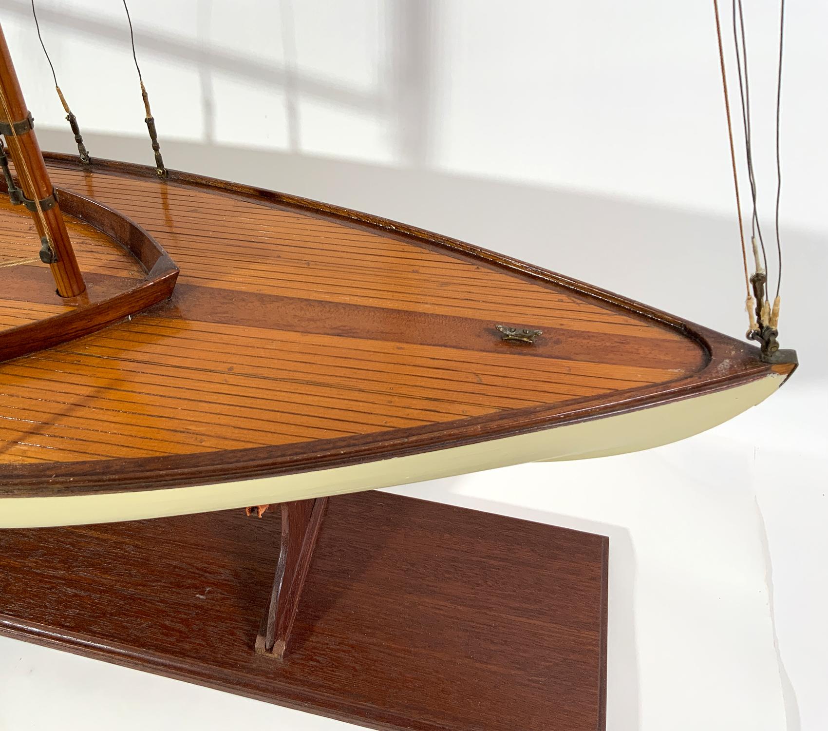 North American Scale Model of a Herreshoff Yacht For Sale