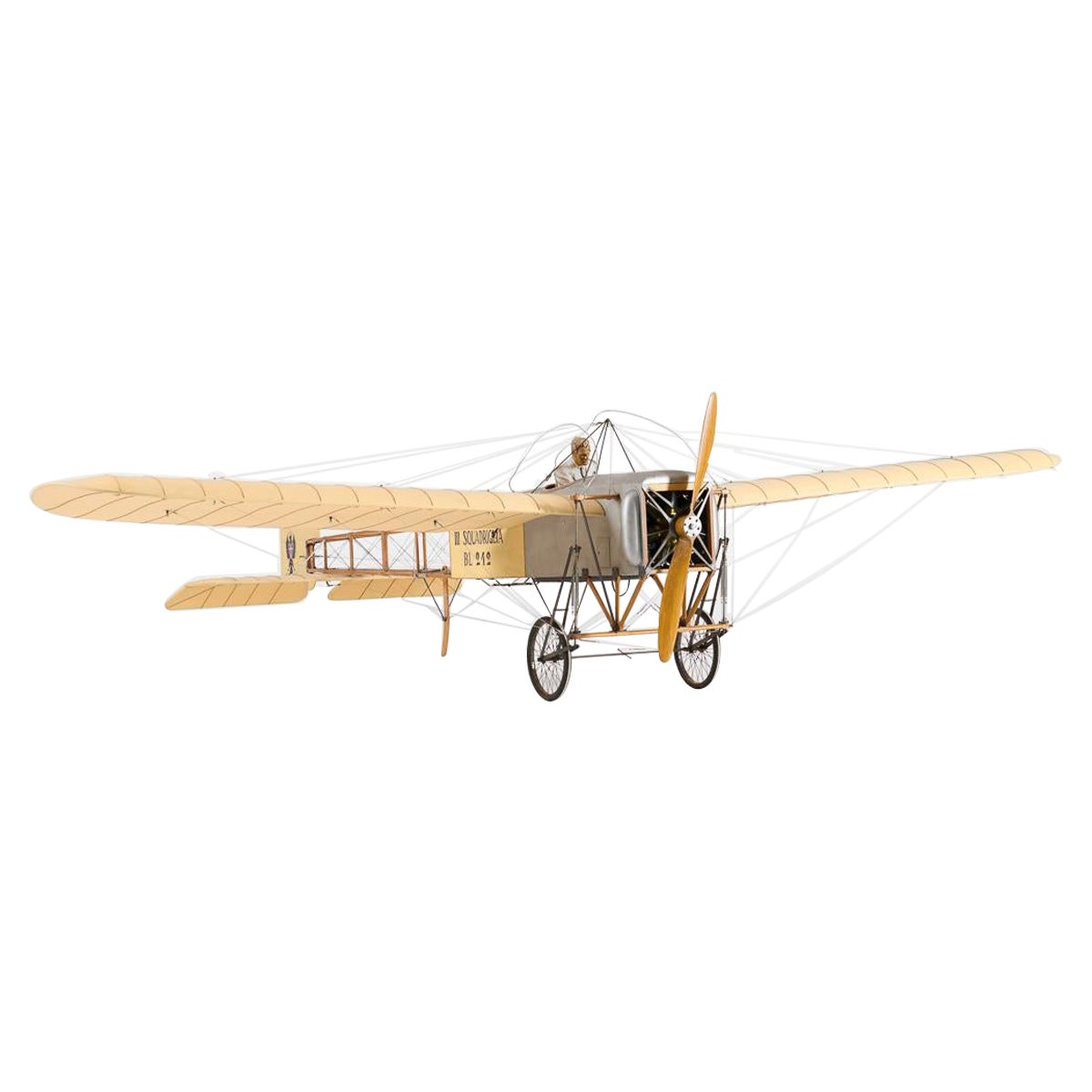 Scale Model of Blériot XI BL 242 AG-22 WWI-era Italian Plane For Sale