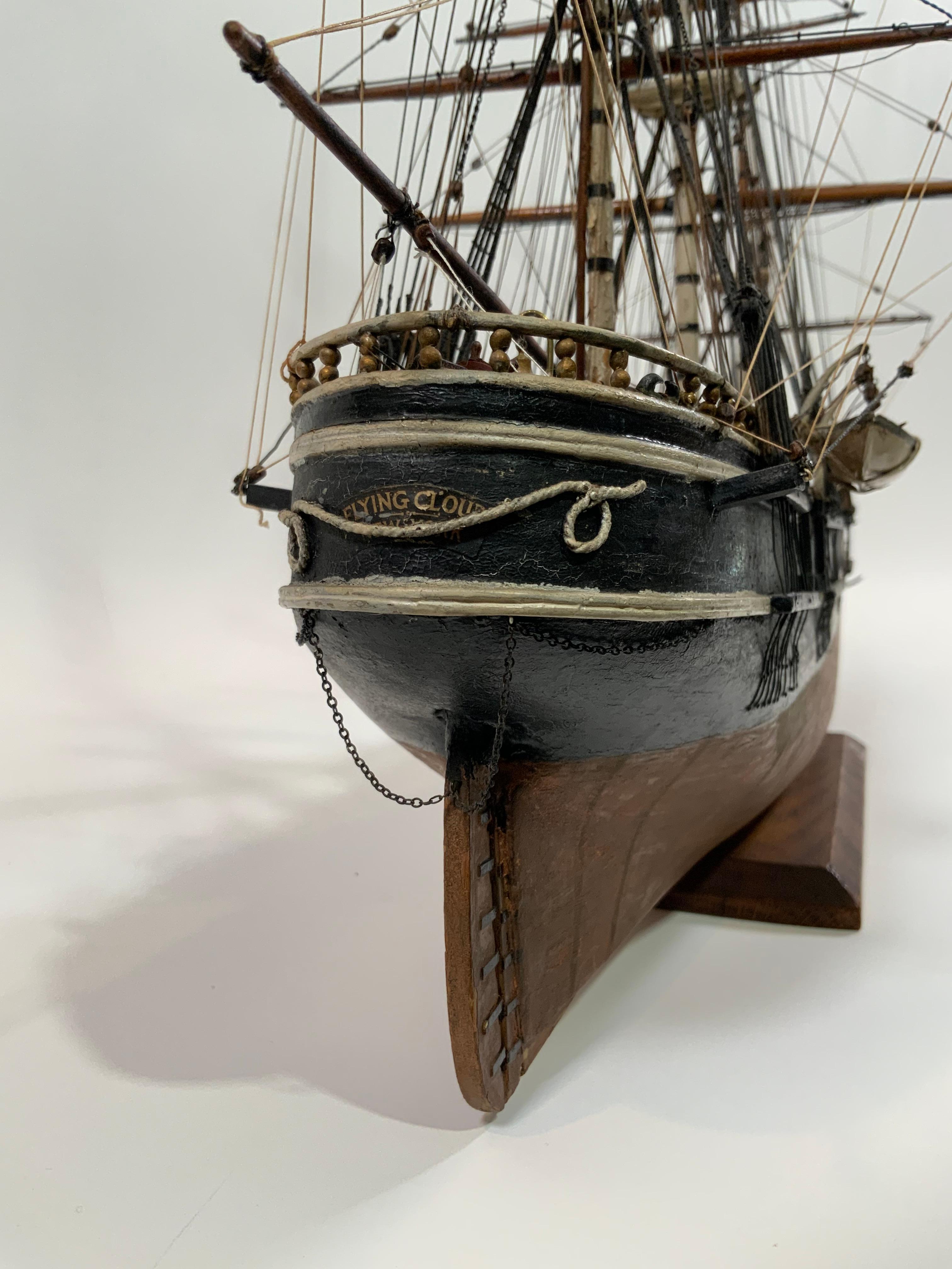 Scale Model of the Clipper Ship Flying Cloud For Sale 6