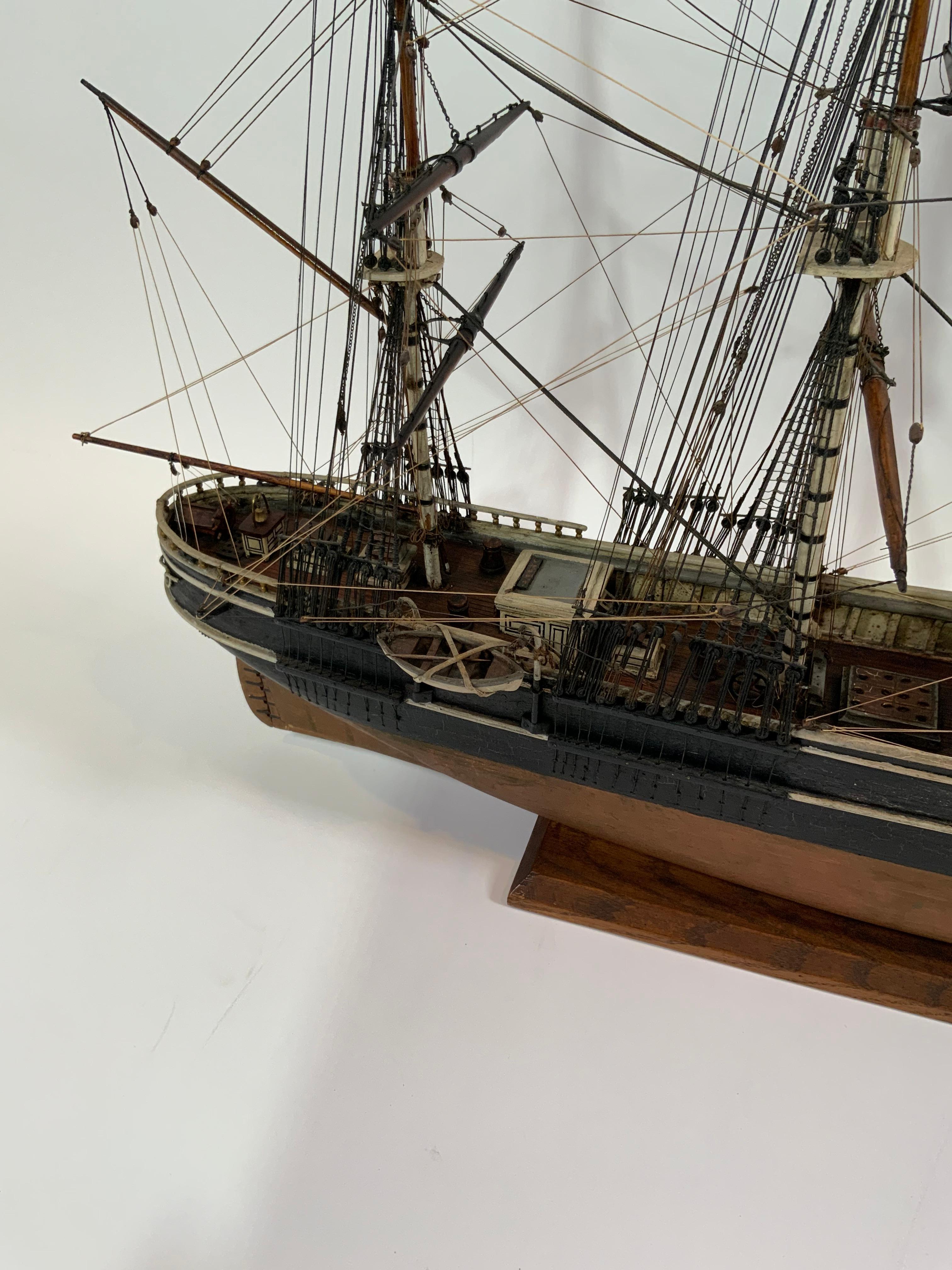 Scale Model of the Clipper Ship Flying Cloud In Excellent Condition For Sale In Norwell, MA