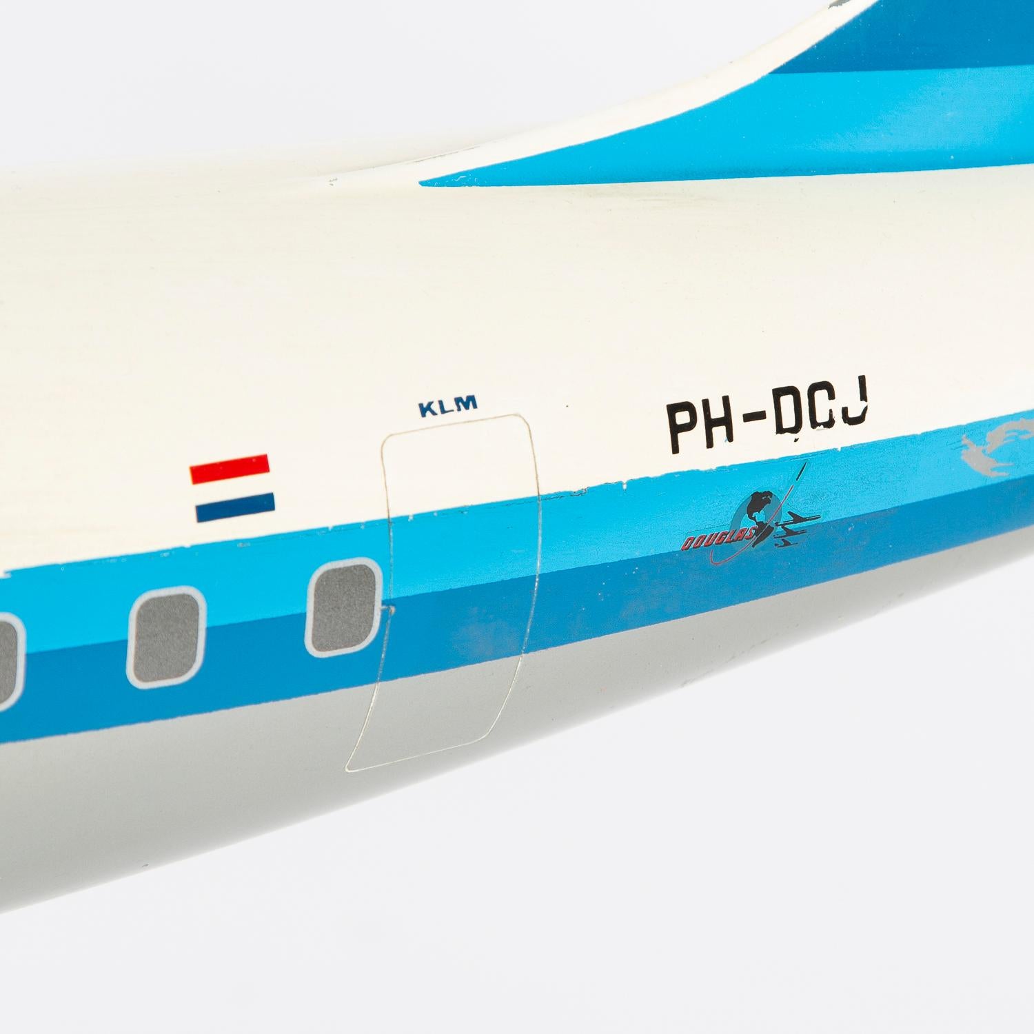 20th Century Scale Model of the KLM DC-8 Know as the The Flying Dutchman For Sale