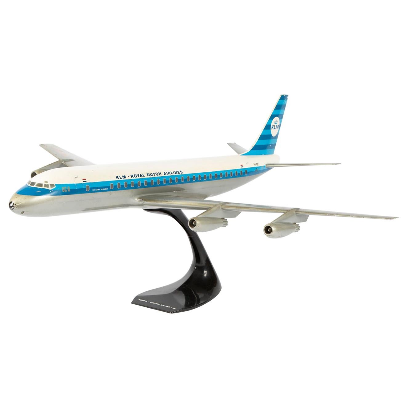 Scale Model of the KLM DC-8 Know as the The Flying Dutchman For Sale