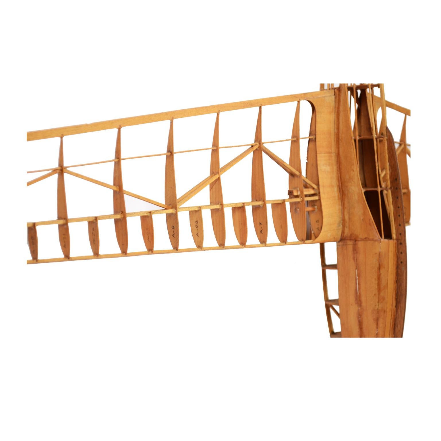Scale Model of the Structure of a Passenger Airplane 4