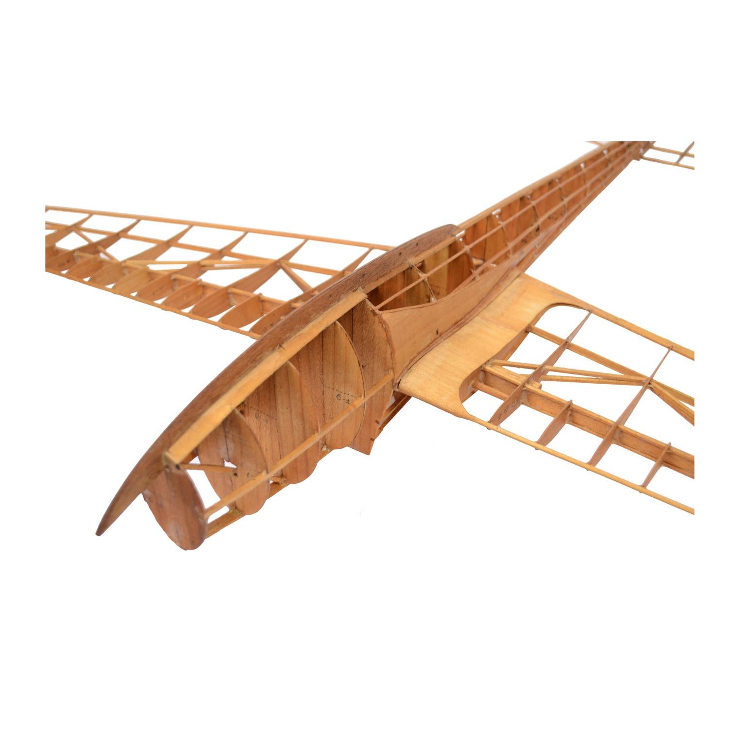 Scale Model of the Structure of a Passenger Airplane 5