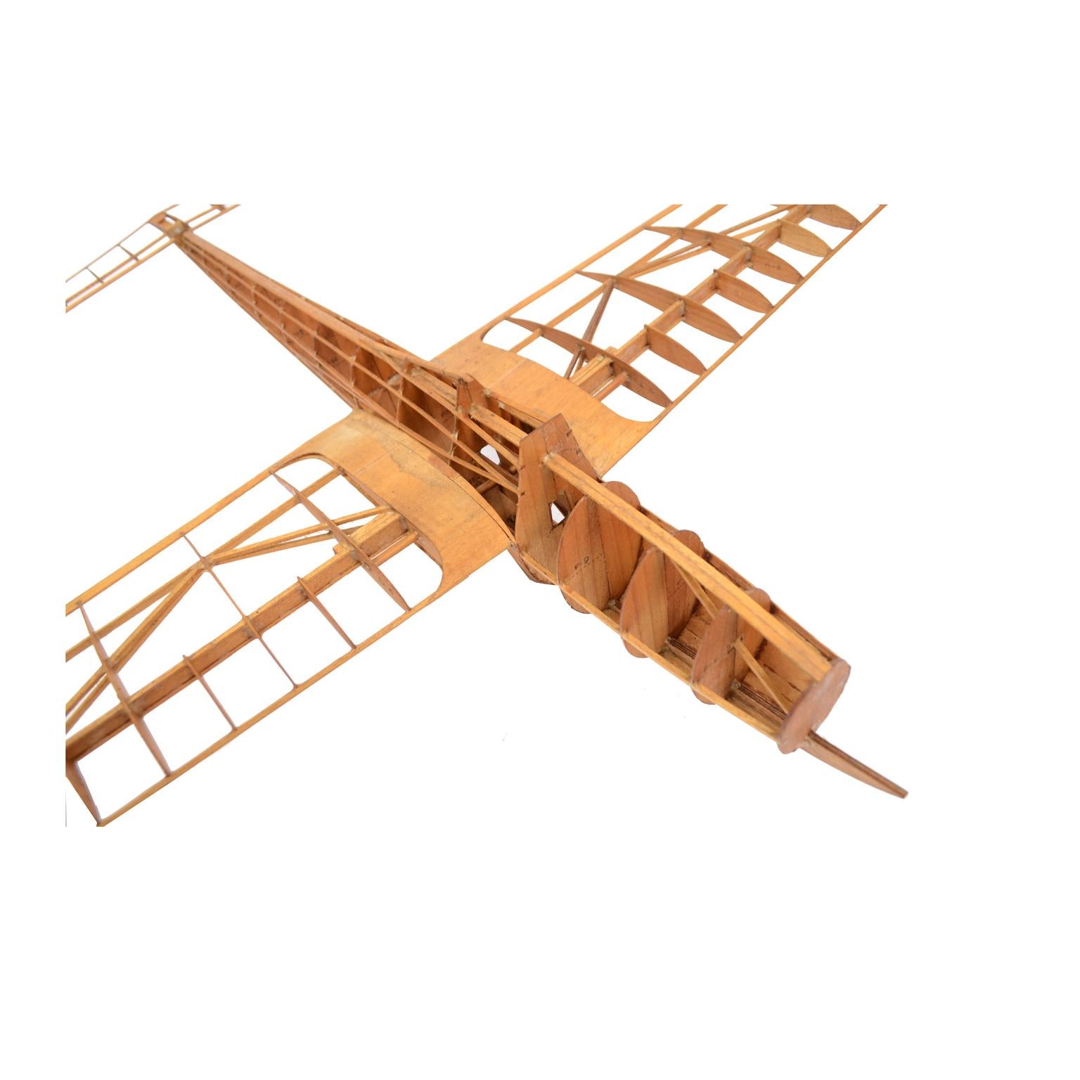 Scale Model of the Structure of a Passenger Airplane 12