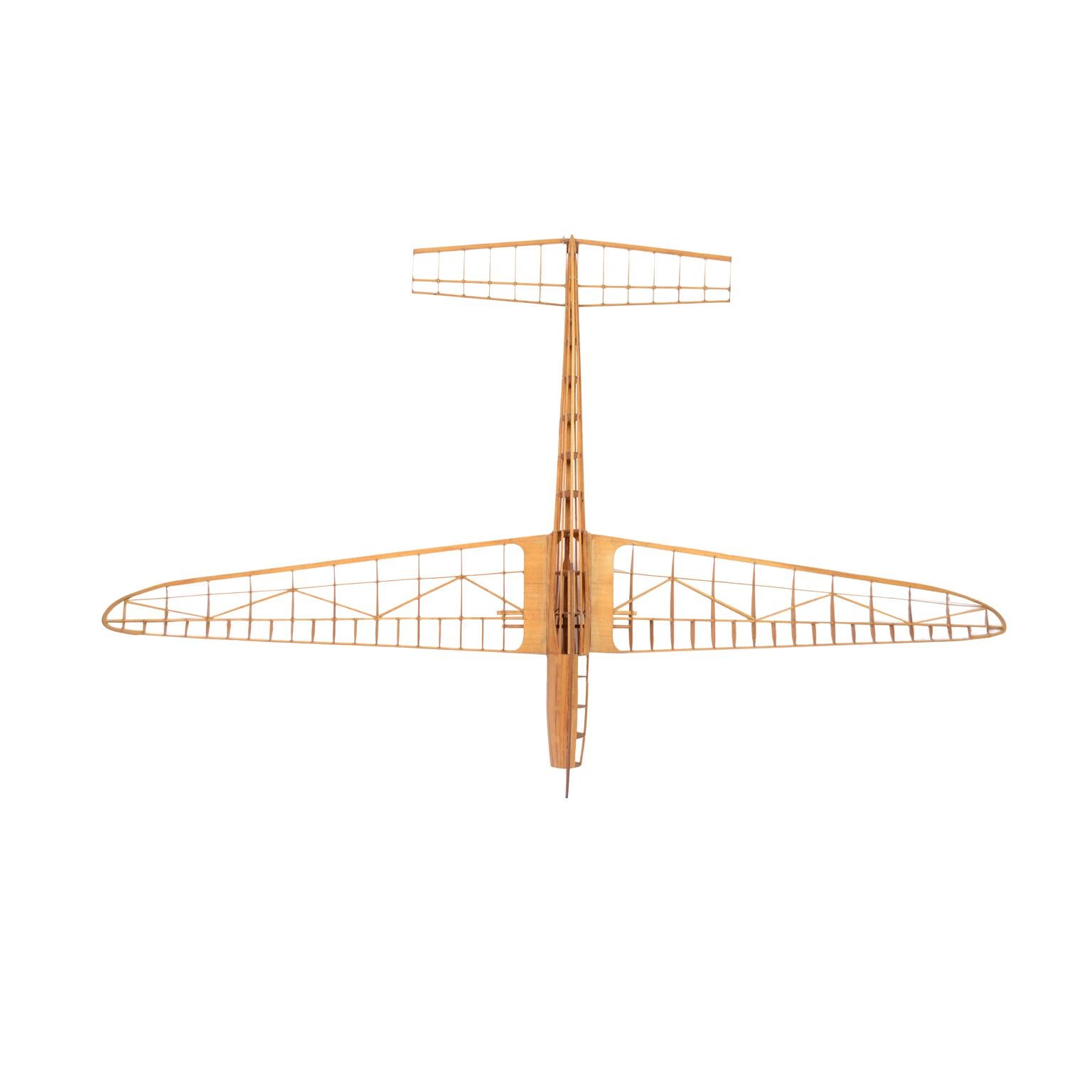 Mid-20th Century Scale Model of the Structure of a Passenger Airplane