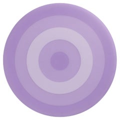 Scale Rings in Purple Epoxy Resin – Contemporary Wall Art / Sculpture by Facture