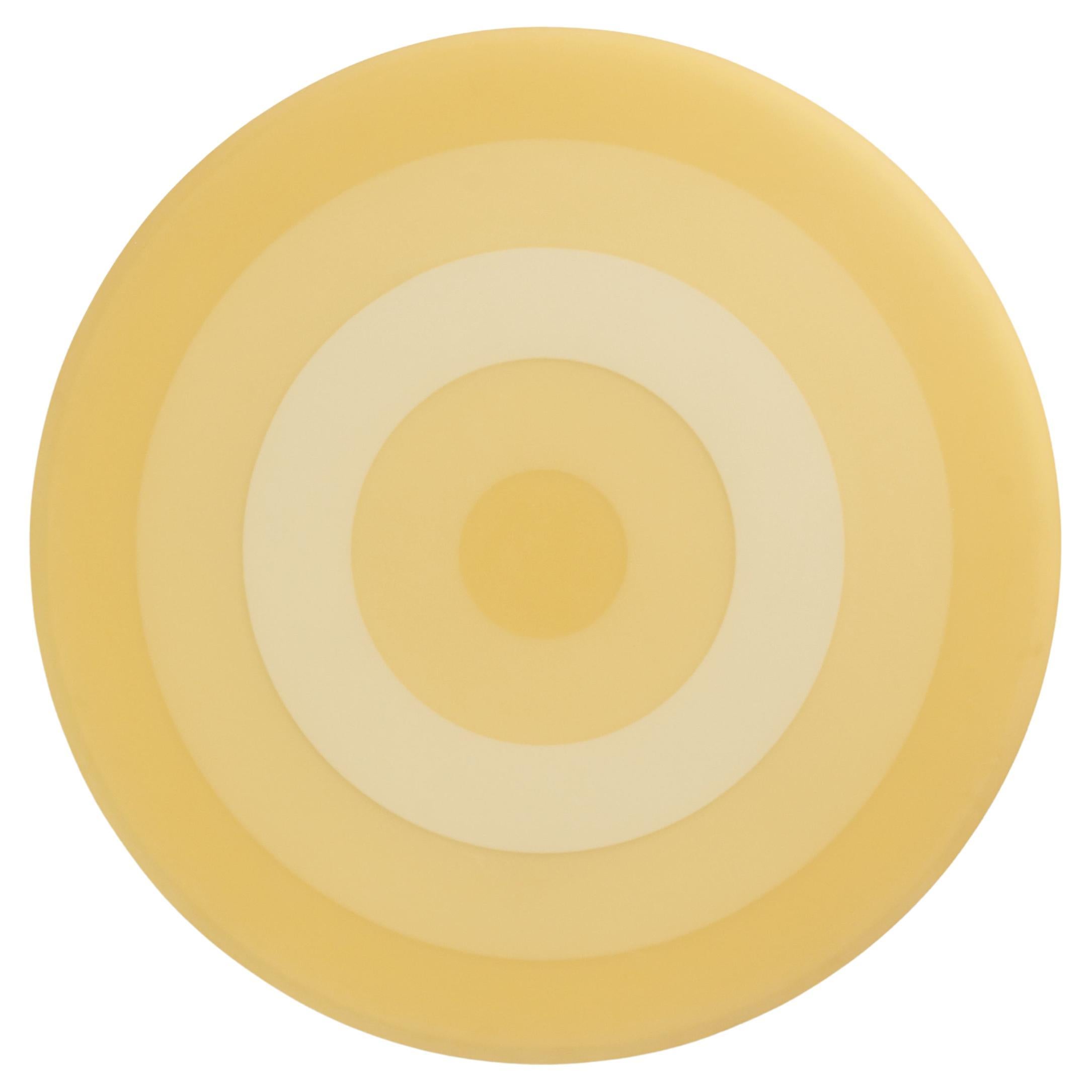 Scale Rings Resin Wall Decor Yellow by Facture, Represented by Tuleste Factory For Sale