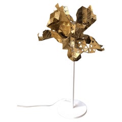 Scales small brass table lamp