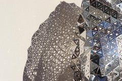 Scales steel floor lamp