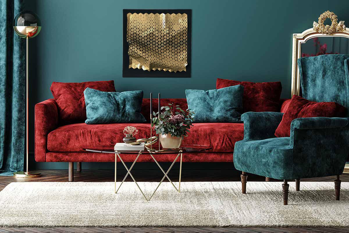 Balances, panneau décoratif en laiton Neuf - En vente à Milano, IT