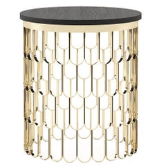 Table d'appoint Scales en finition dorée
