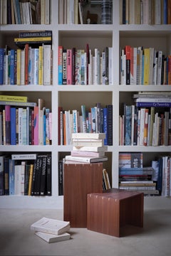 Scaletta Small Step Ladder in Wood by Bottega Ghianda