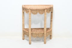 Scallop Bedside Table by Rattanology