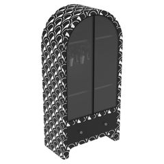 Meuble de bar noir inspiré de la festonade par Artisanal