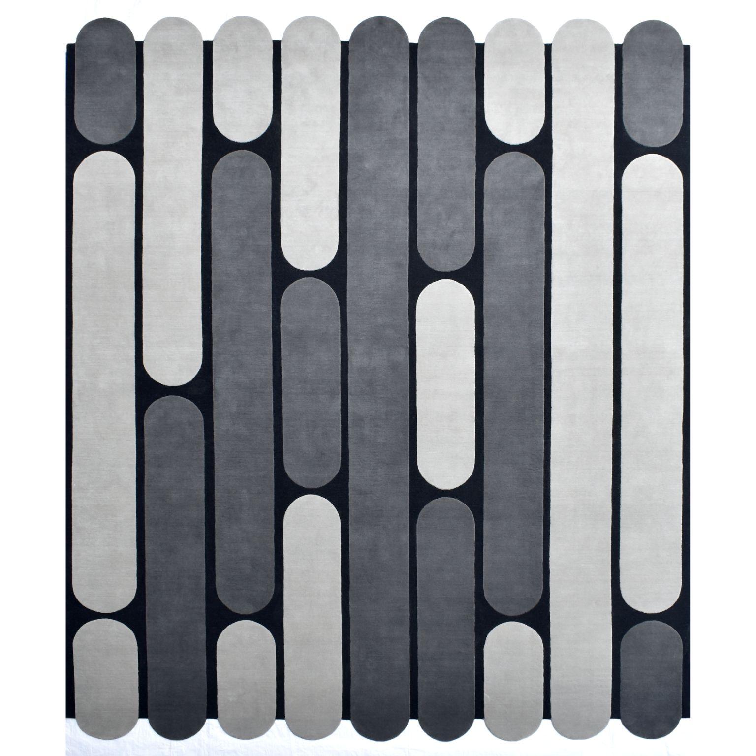Scallop large rug by Art & Loom
Dimensions: D 304.8 x H 426.7 cm
Materials: 100% New Zealand wool—loop & cut
Quality (Knots per Inch): 80
Also available in different dimensions.

Samantha Gallacher has always had a keen eye for aesthetics,