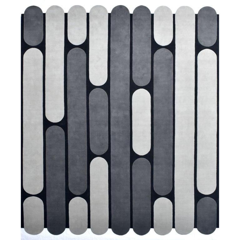 Scallop Medium Rug by Art & Loom In New Condition For Sale In Geneve, CH