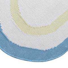 Flatwoven Scallop Rug in Lemon: Salvesen Graham x Jennifer Manners