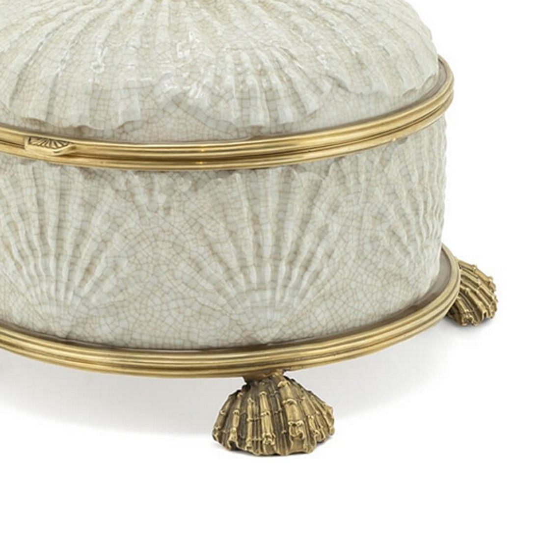 Italian Scallop Shell Box For Sale