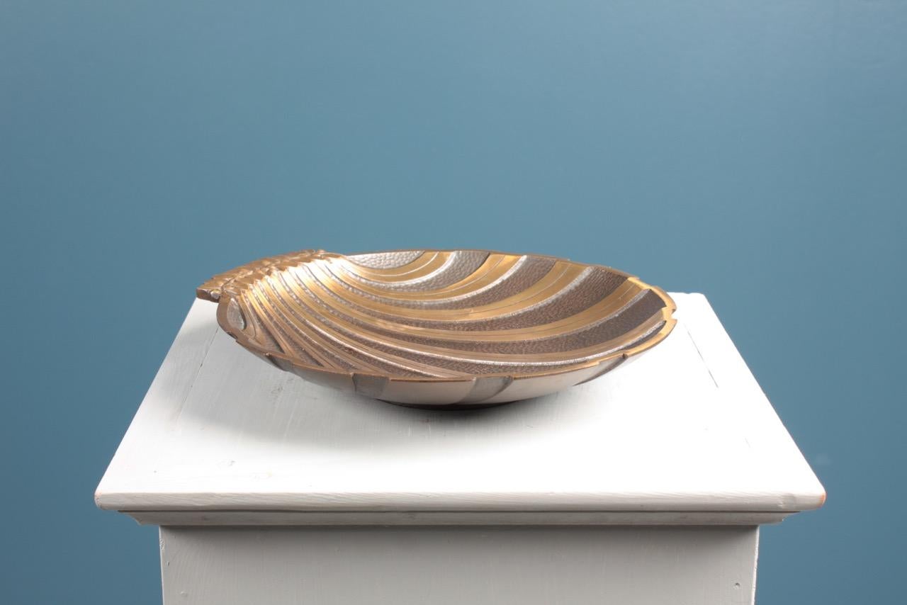 brass shell dish