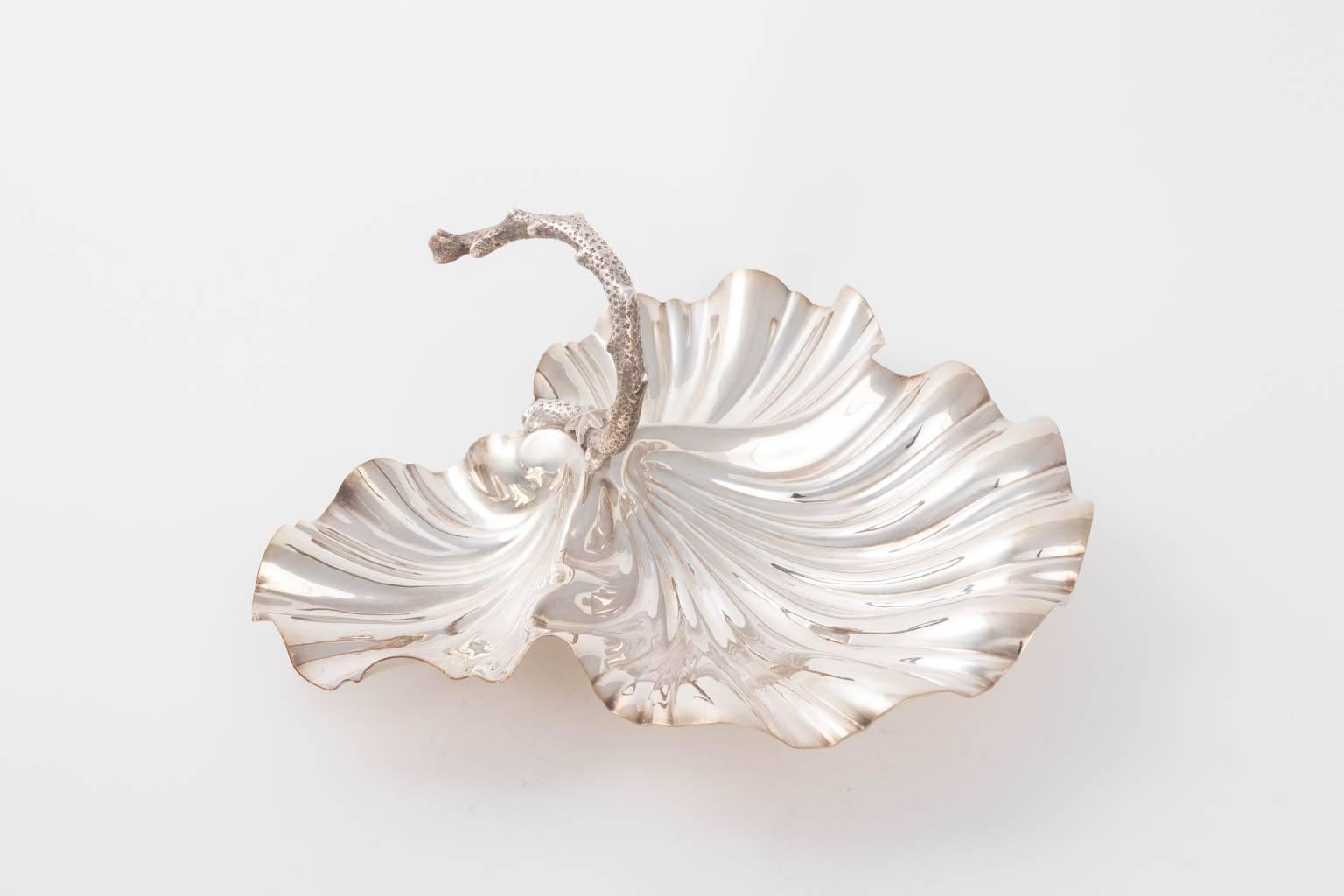 Scallop Shell Silver Plated Serving Dish 3