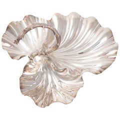 Scallop Shell Silver Plated Serving Dish