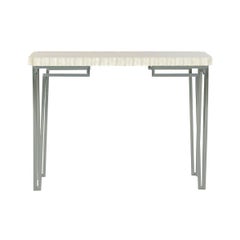 Scalloped Art Deco Console Table