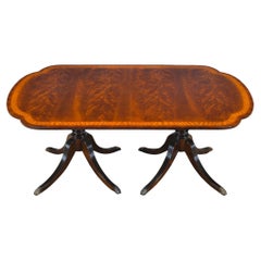 Scalloped Corner Mahogany Dining Table 