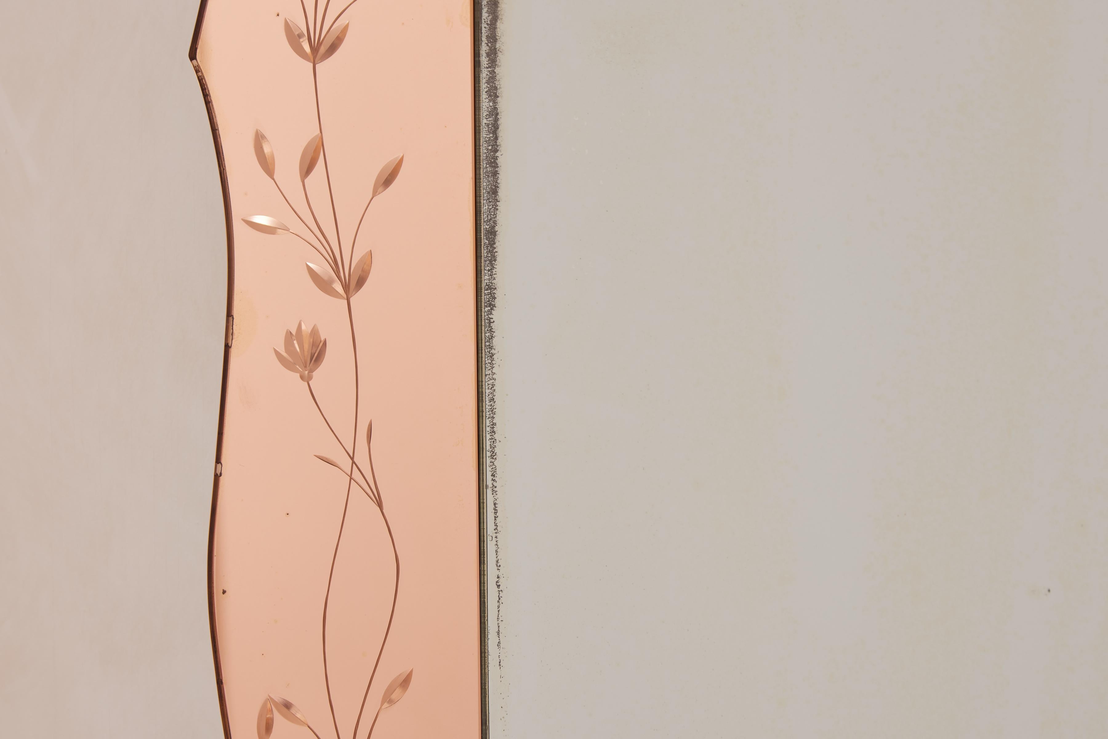 Scalloped Cristal Art Mirror 6