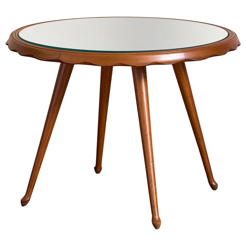 Scalloped Paolo Buffa Attributed Table For Sale