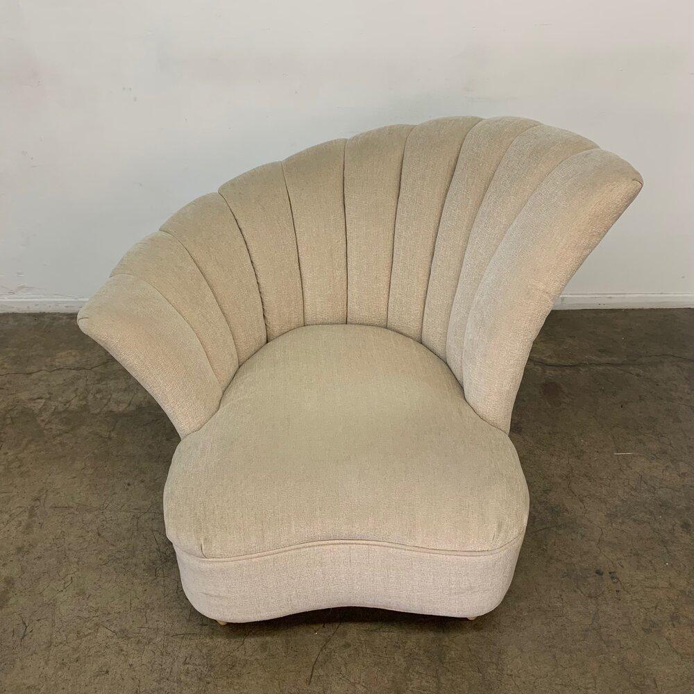 vintage scalloped chair