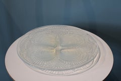 Scallops Glass Plate by René Lalique