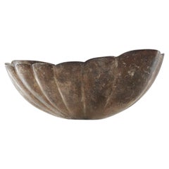 Antique Scalopped 
Patinated Bowl