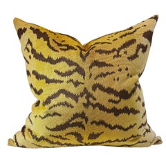 Scalamandré Tiger Velvet Pillows