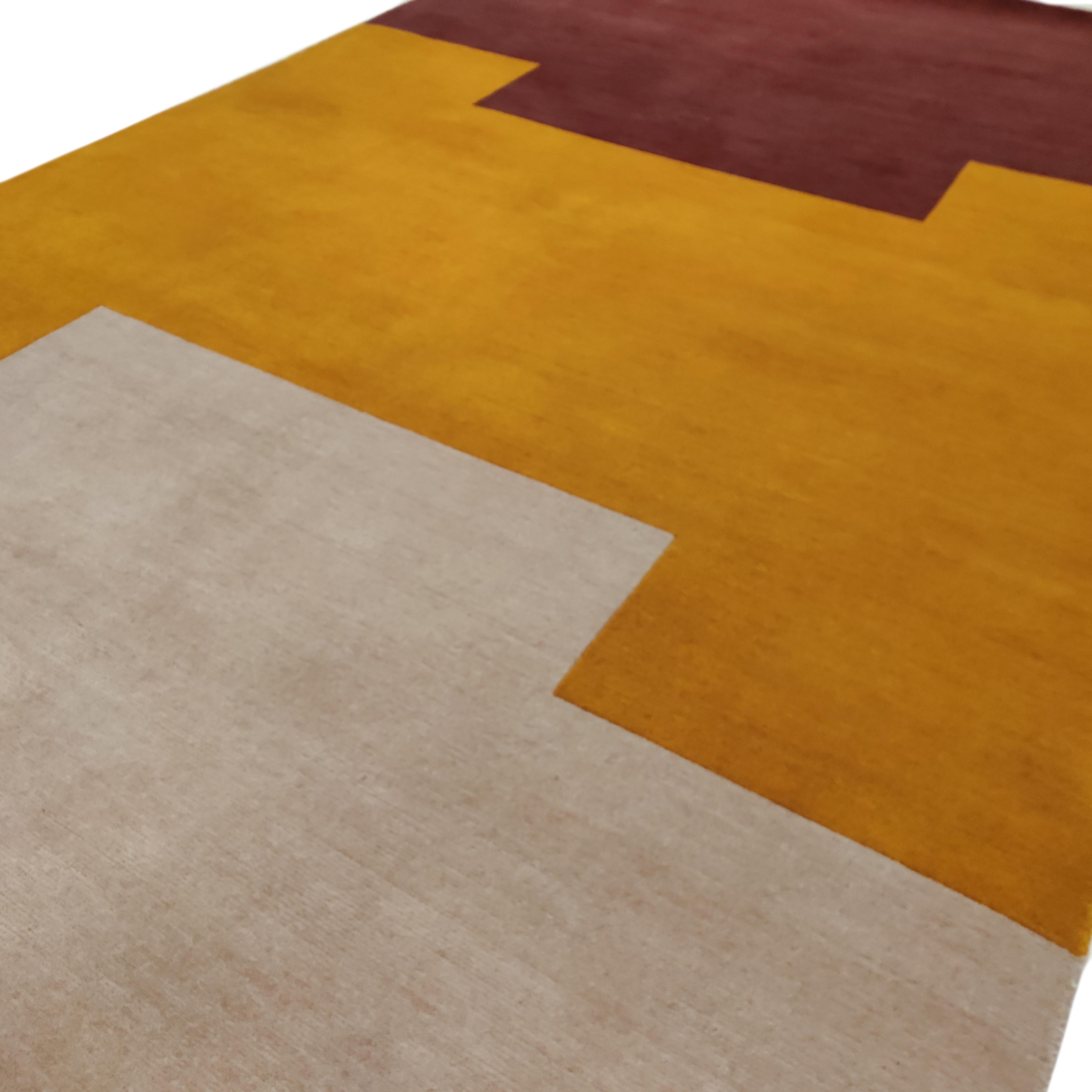 Mid-Century Modern 'Scambio' Design Rug by Clara Bona Architects for Alberto Levi Gallery For Sale