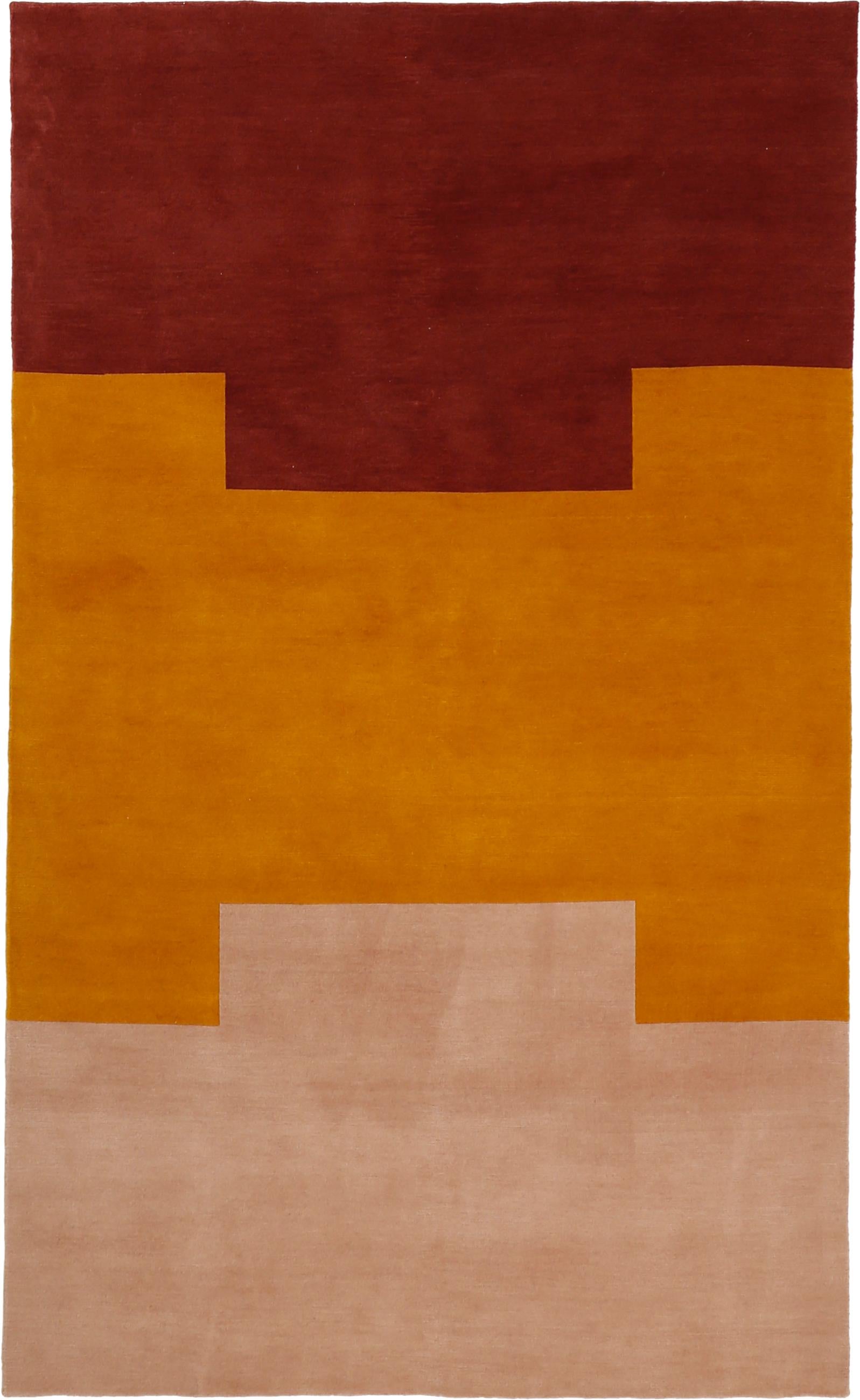 Nepalese 'Scambio' Design Rug by Clara Bona Architects for Alberto Levi Gallery For Sale