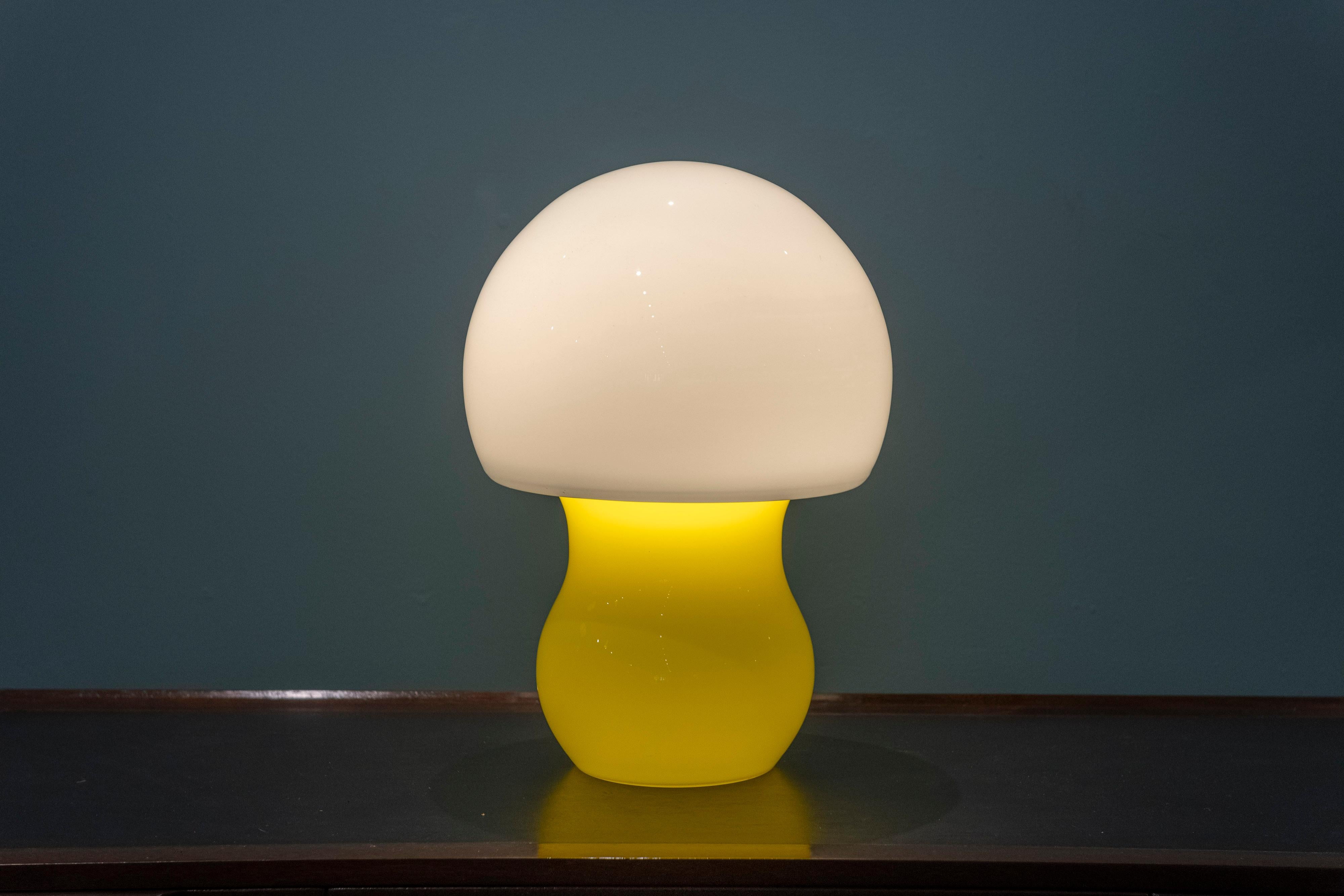 Scandinavian Modern Scandanavian Glass Table Lamp
