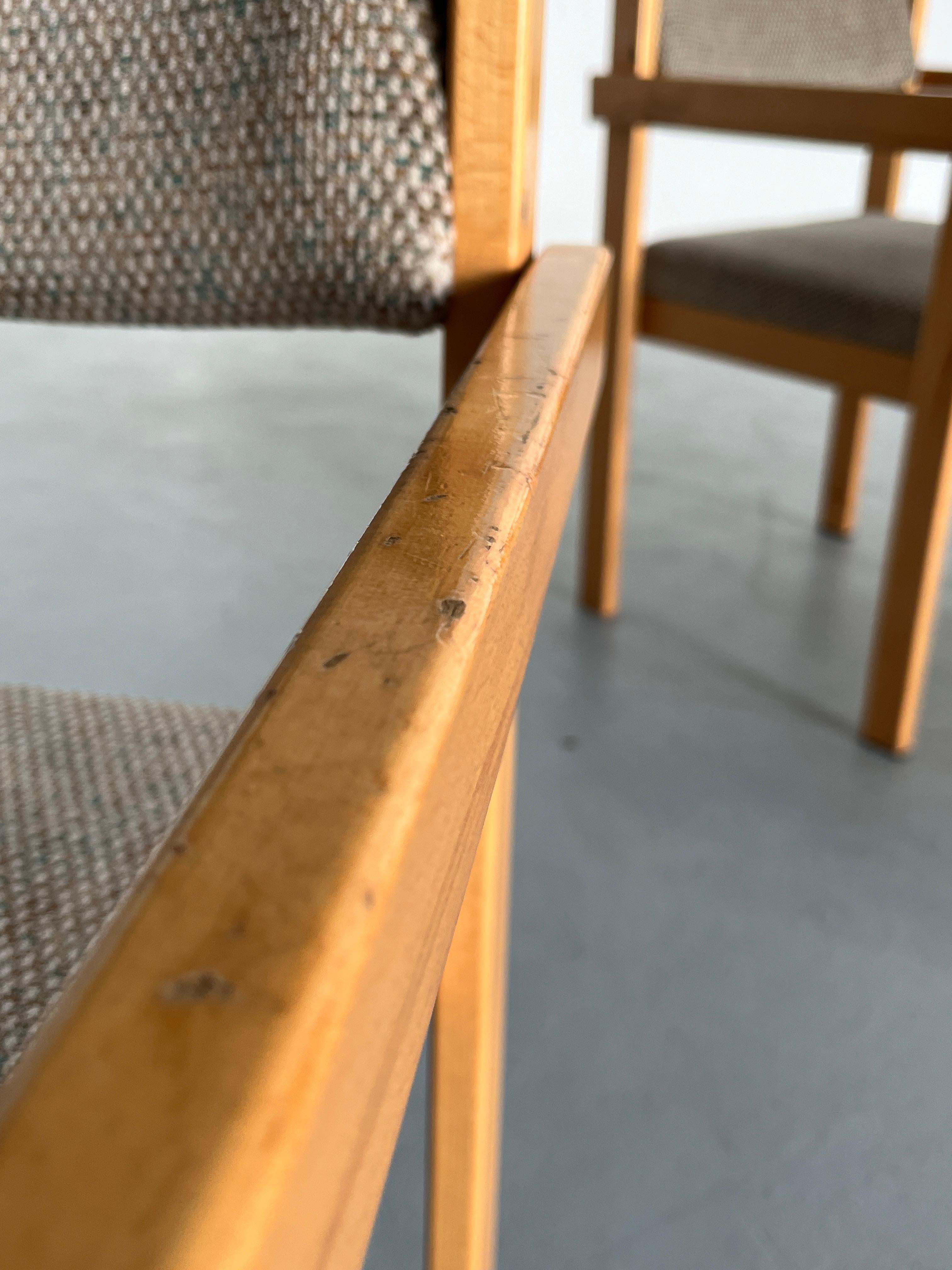 Sillones laterales o de comedor apilables escandinavos de mediados de siglo, Suecia Años 60 en venta 6