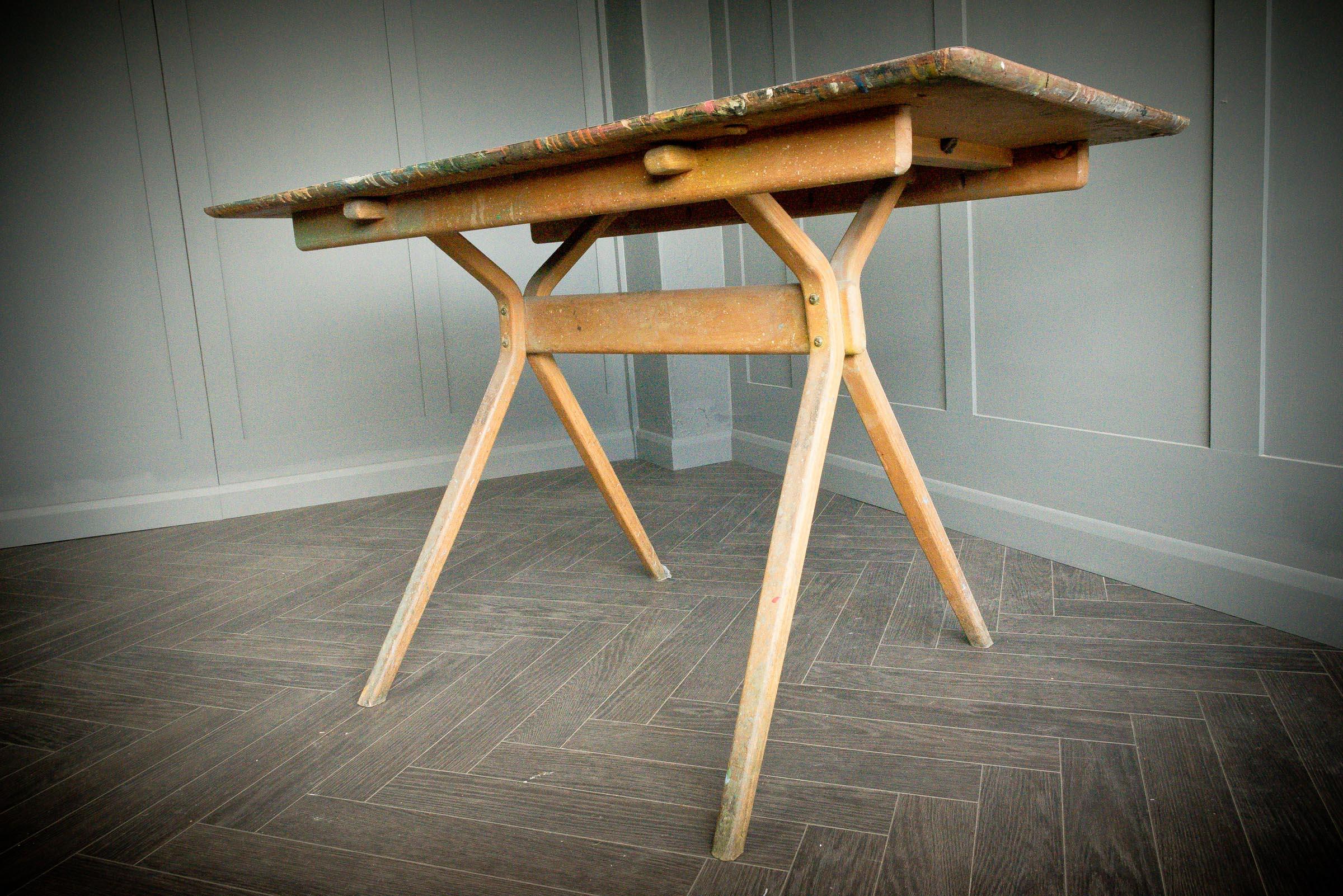 Scandi Table from Theatre Paint Department For Sale 10