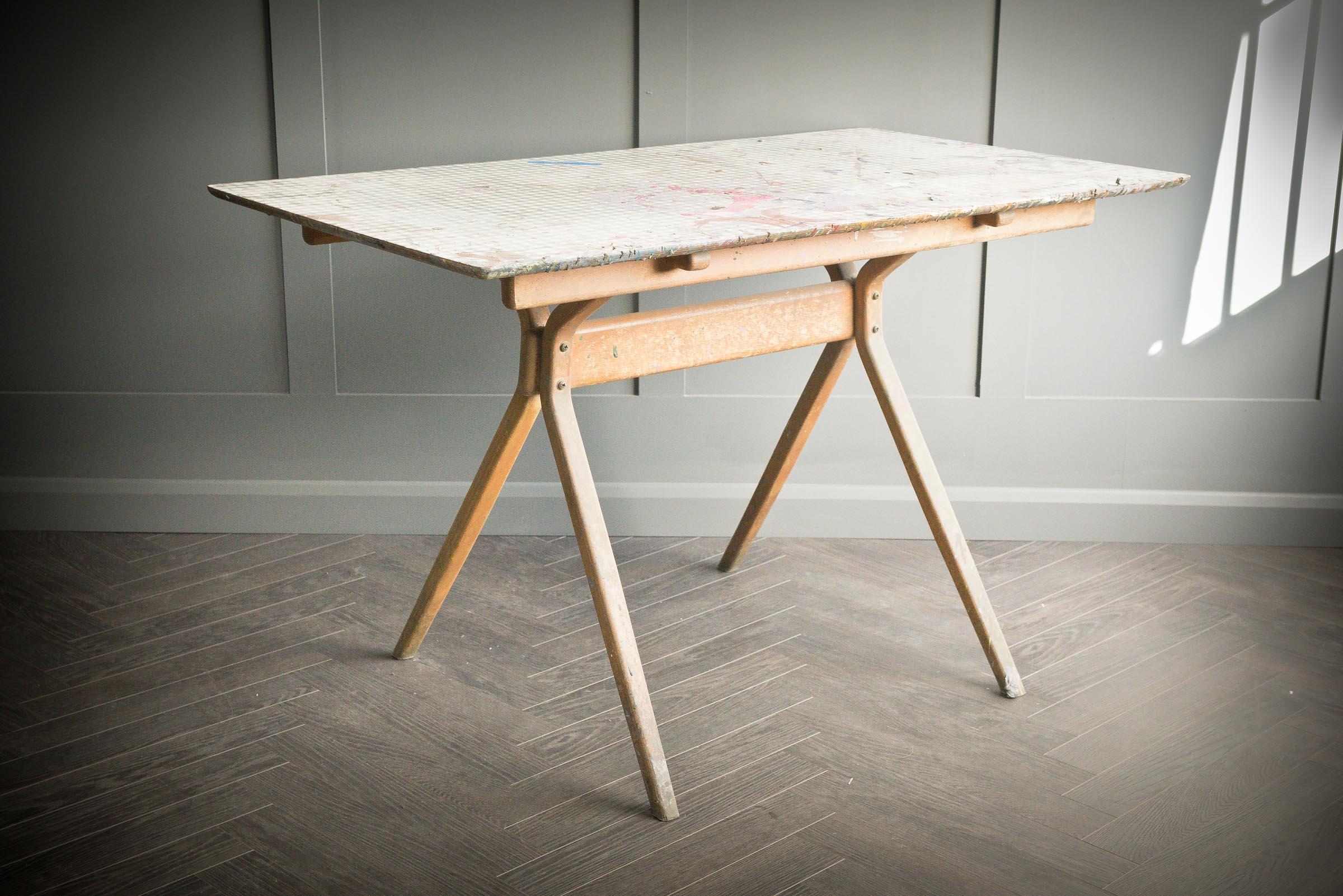 20th Century Scandi Table from Theatre Paint Department For Sale