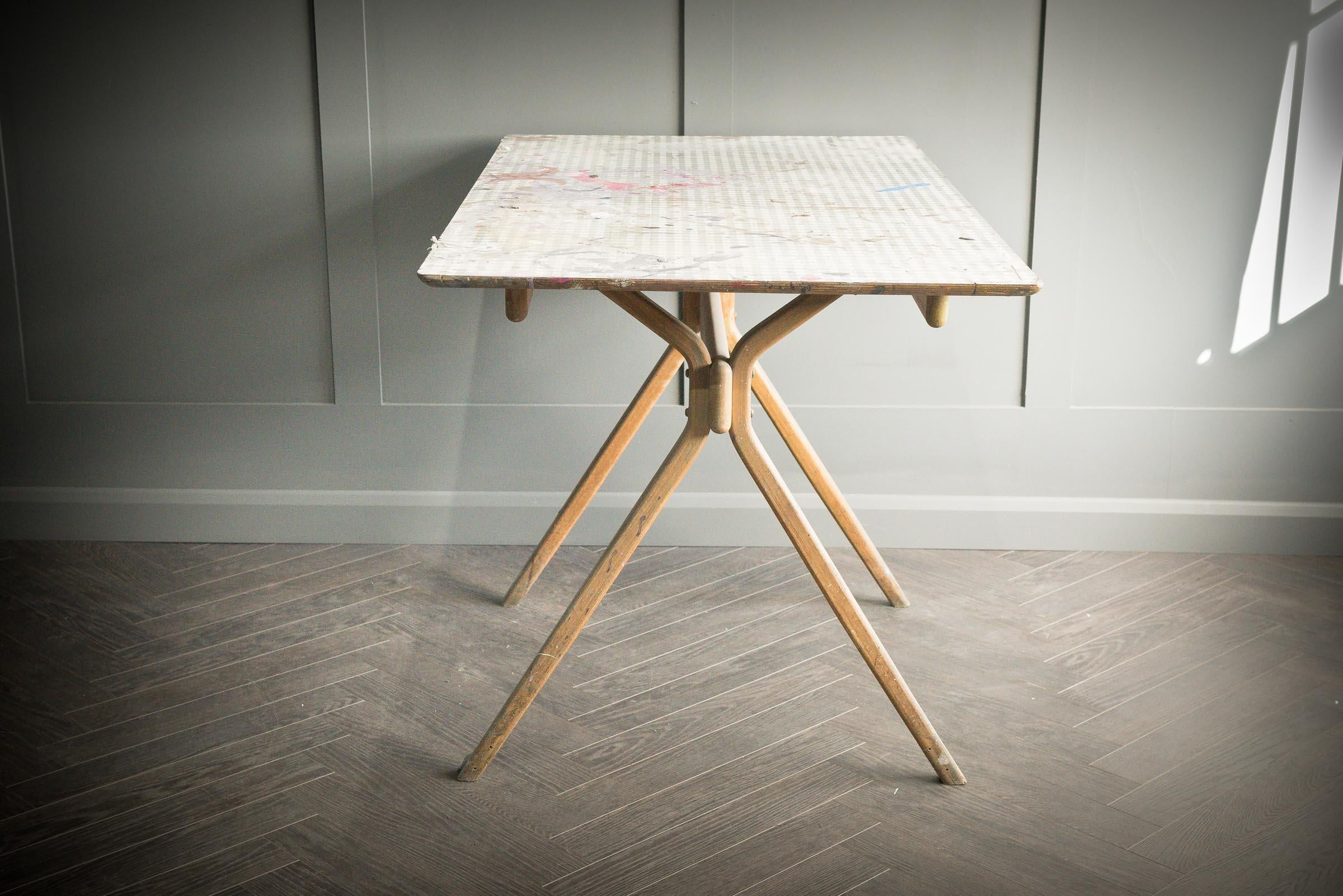 Scandi Table from Theatre Paint Department For Sale 2