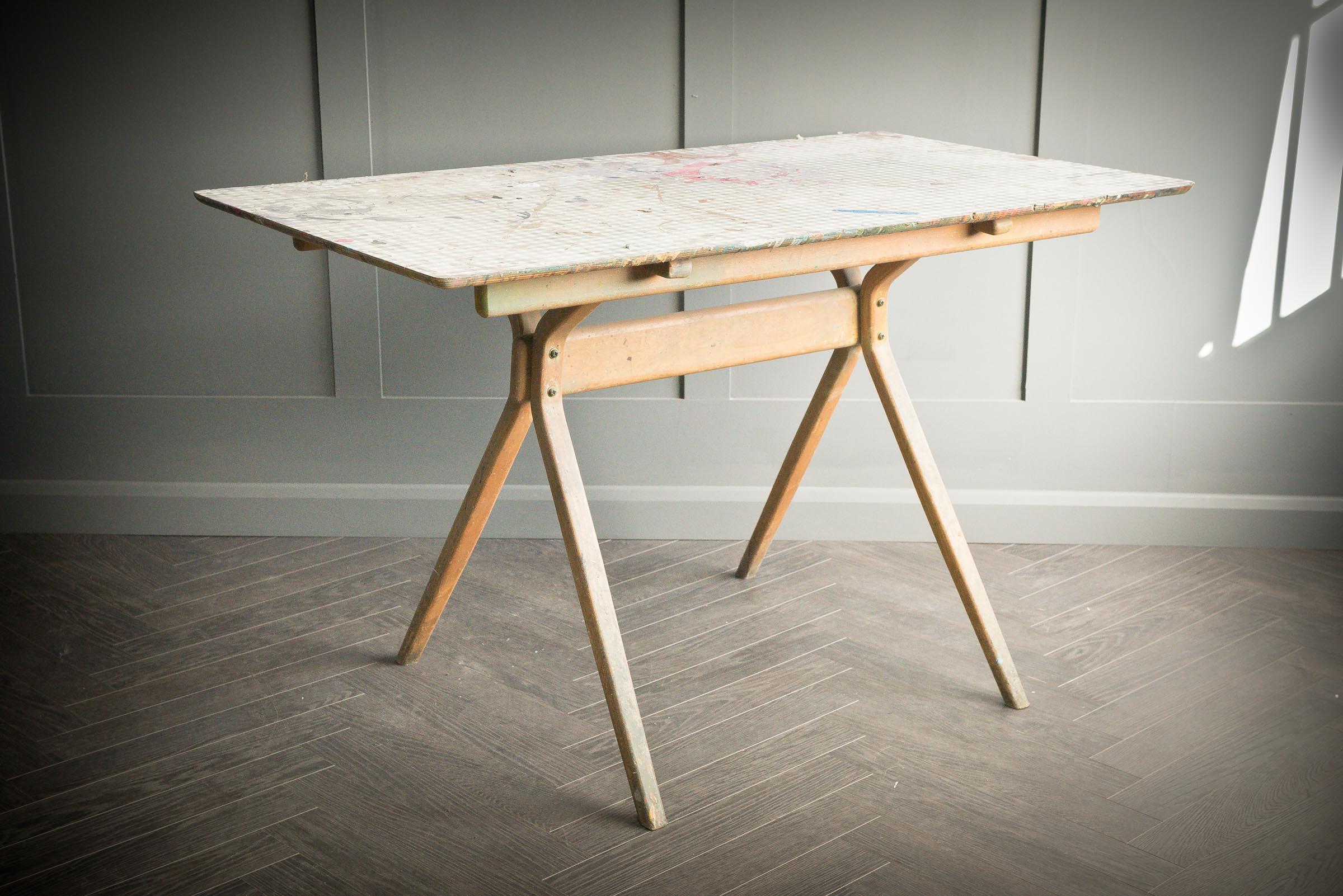 Scandi Table from Theatre Paint Department For Sale 3