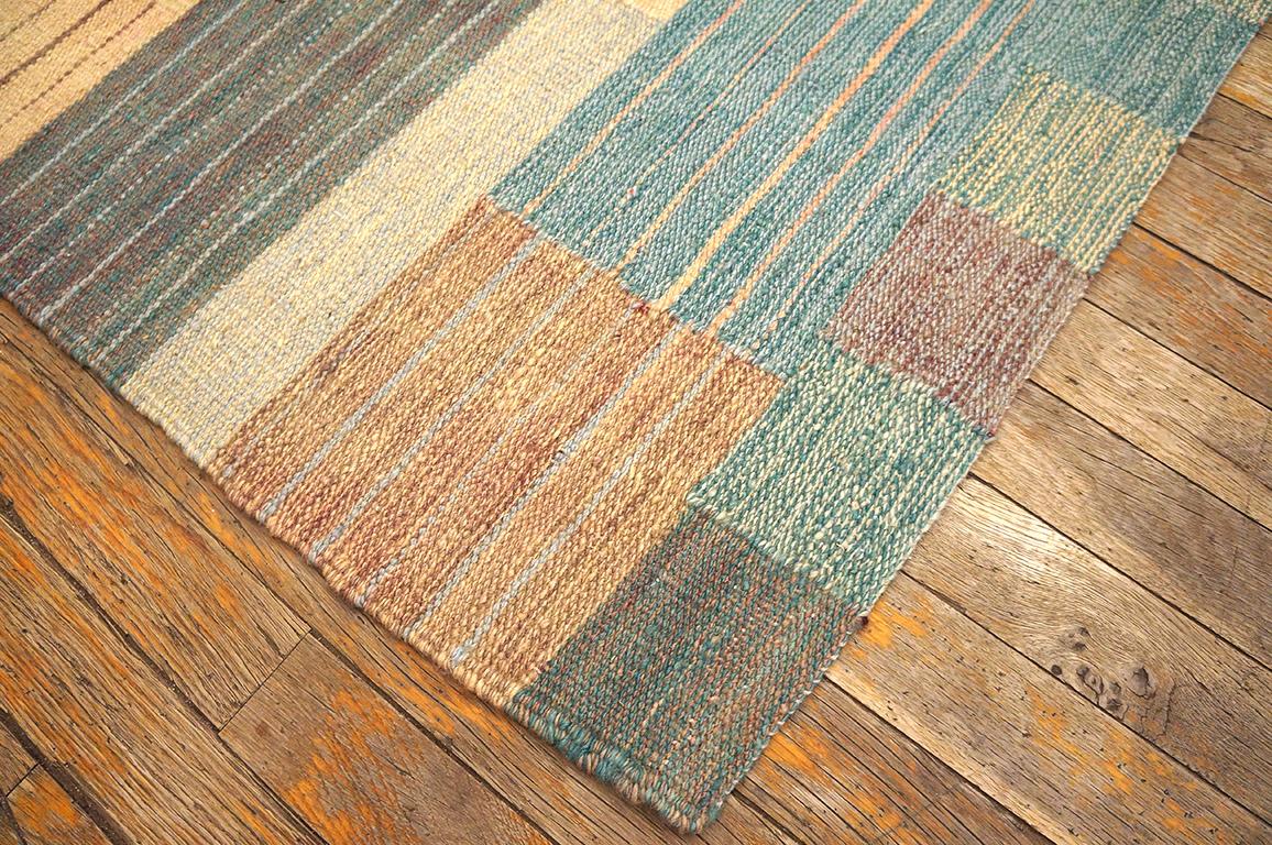 Indian Contomporary Scandia Flat-weave Rug (8' x 10' - 243 x 304 ) For Sale