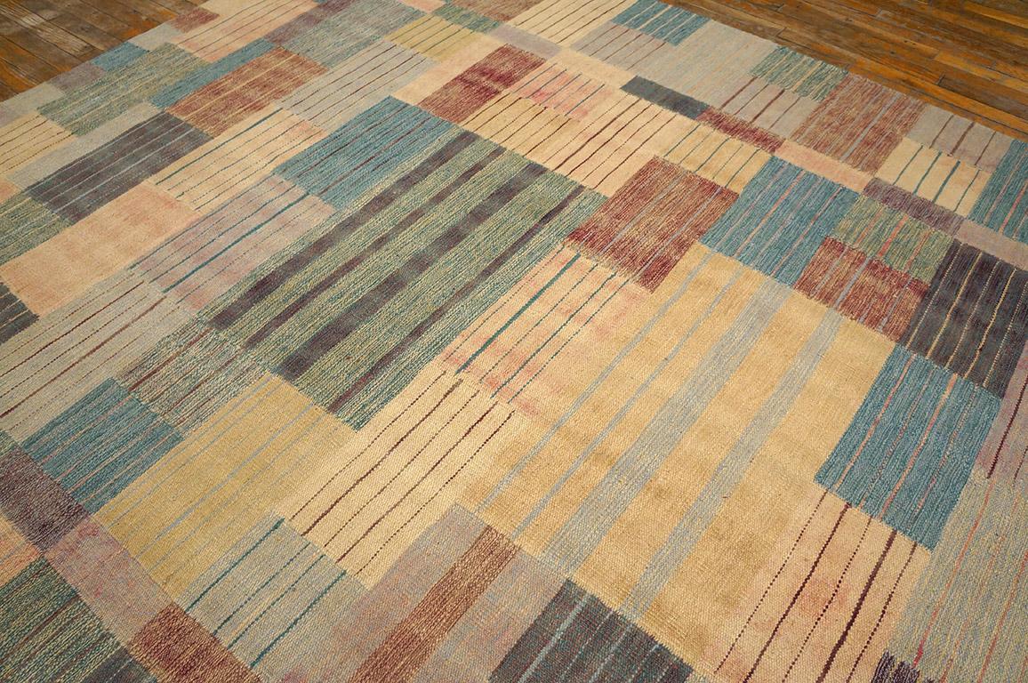 Contomporary Scandia Flat-weave Rug (8' x 10' - 243 x 304 ) In New Condition For Sale In New York, NY