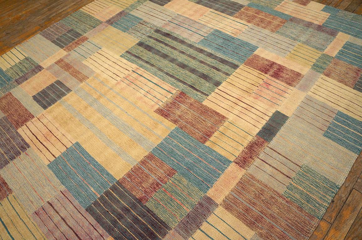 Contomporary Flachgewebter Scandia-Teppich (8' x 10' - 243 x 304 ) im Angebot 1