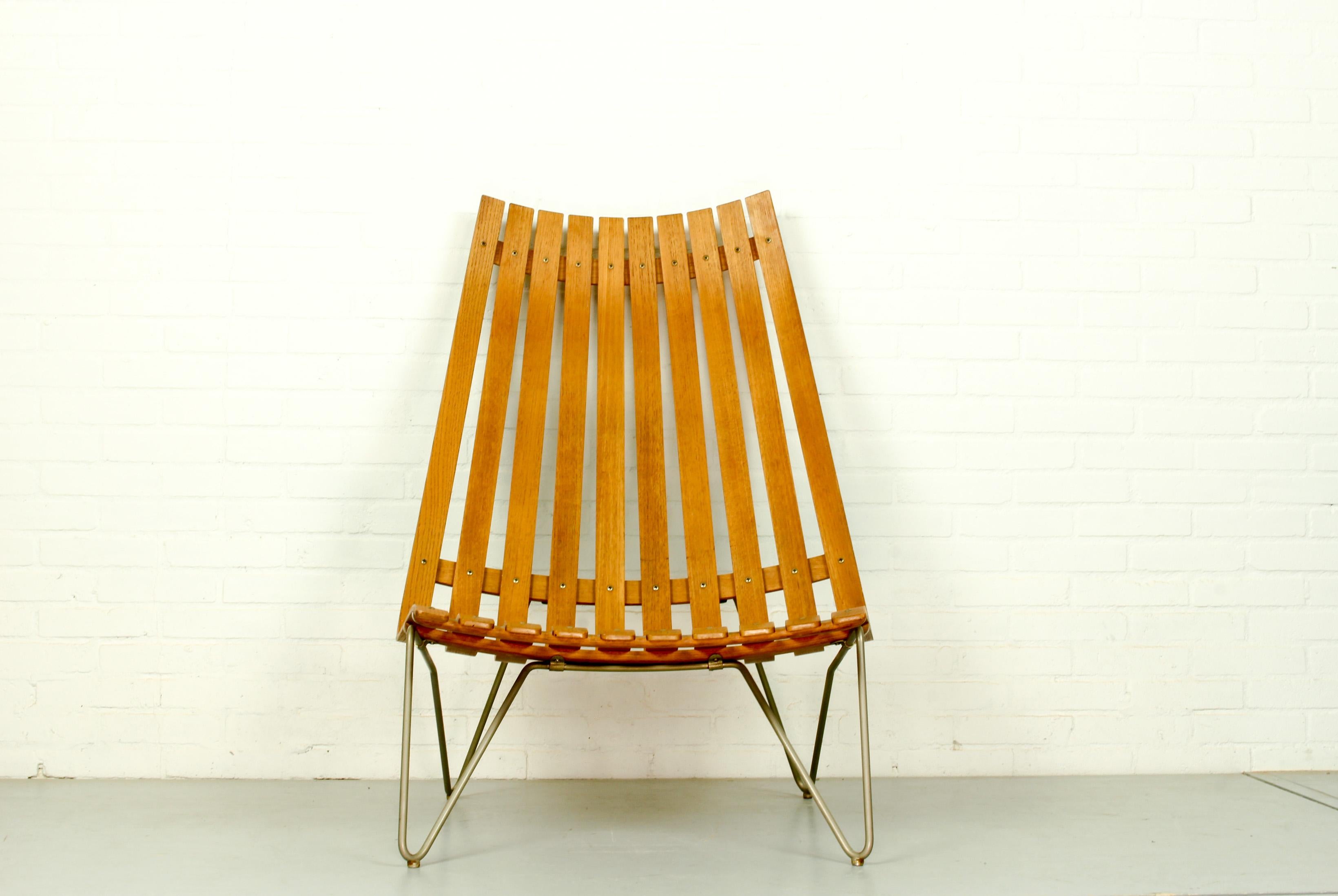 Mid-Century Modern Scandia Lounge Chair by Hans Brattrud for Hove Mobler, 1960s