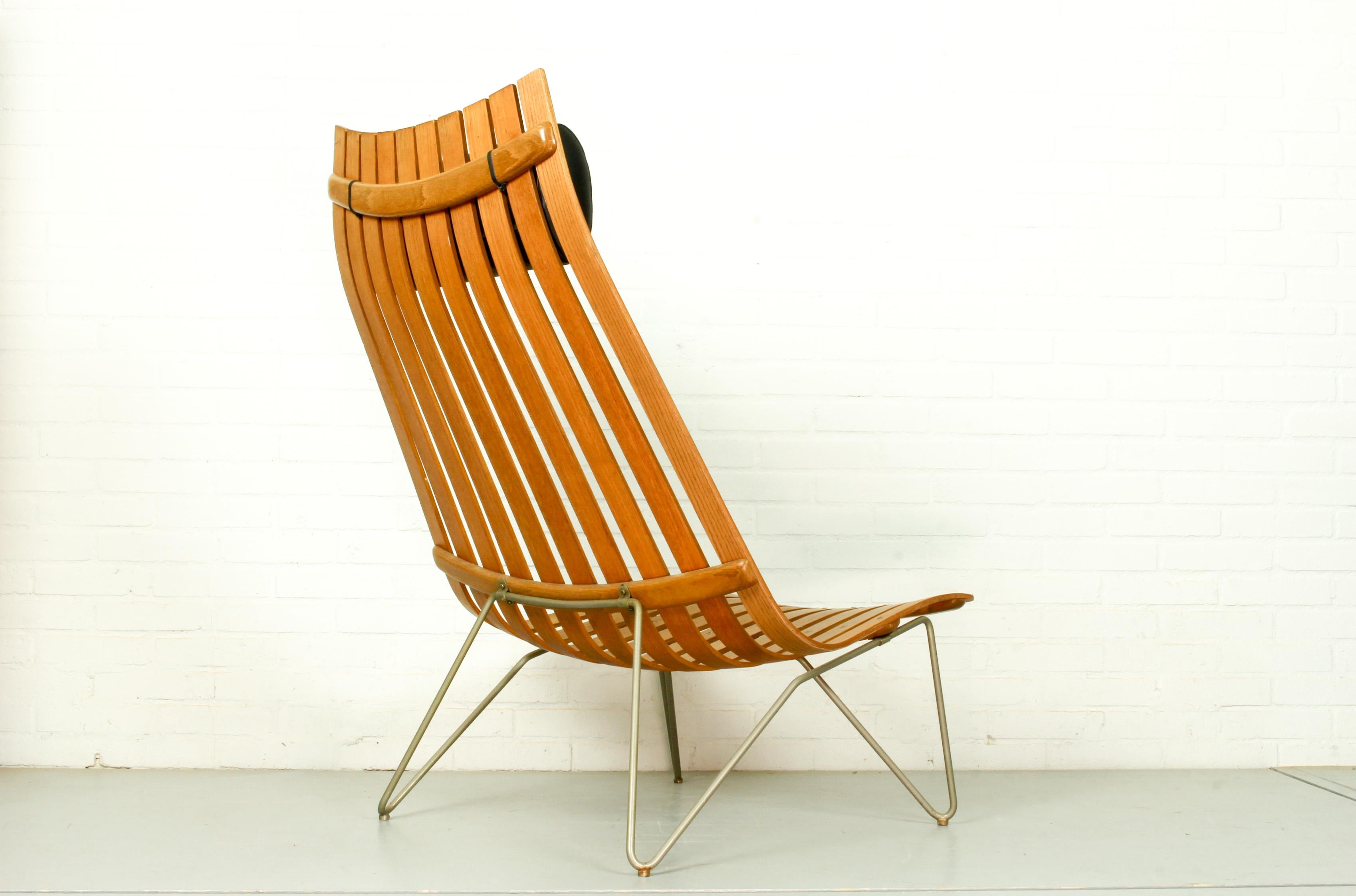20th Century Scandia Lounge Chair by Hans Brattrud for Hove Mobler, 1960s